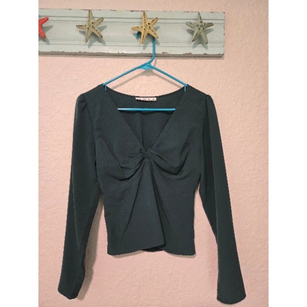 Abercrombie & Fitch Green Blouse